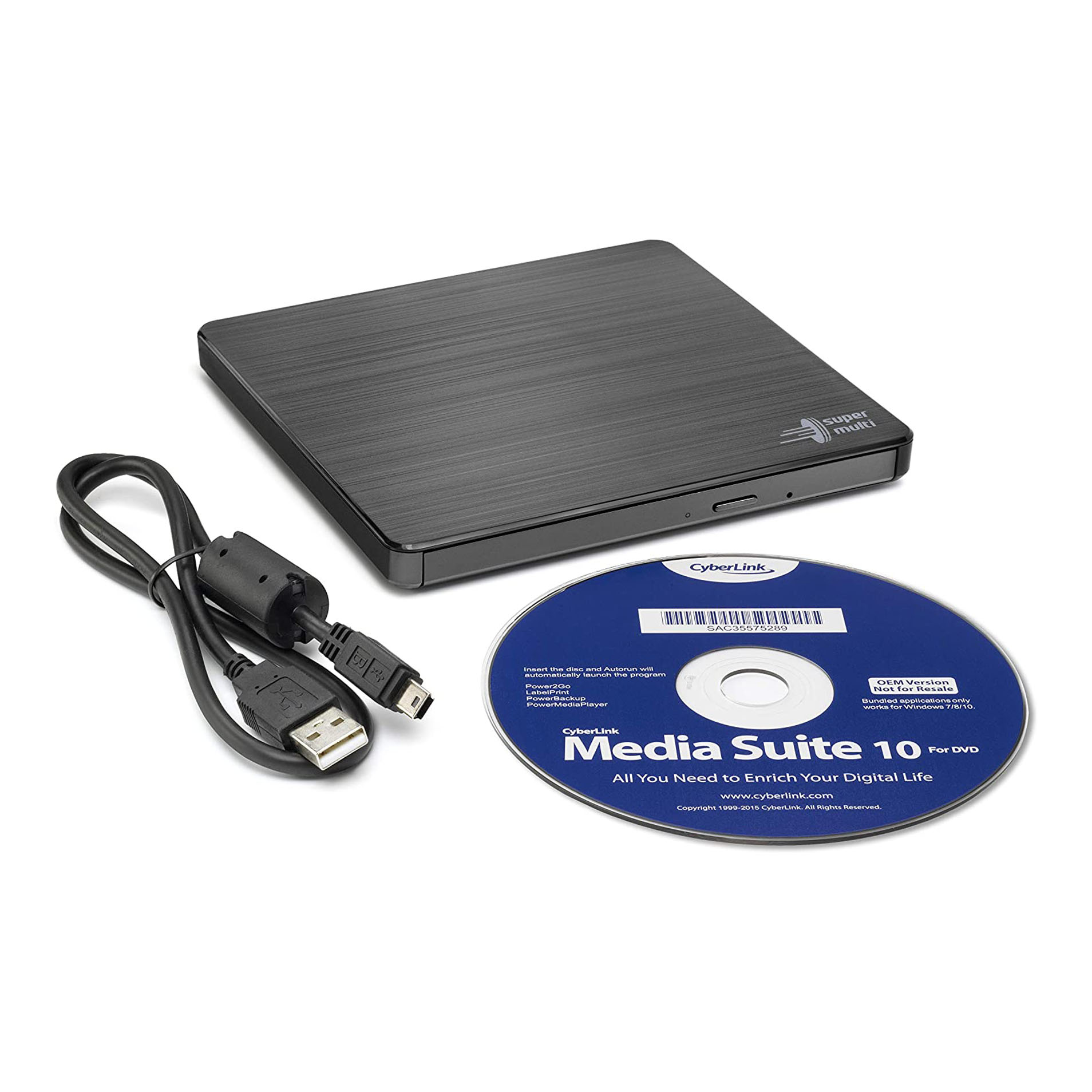 Hitachi-LG Data Storage DVD Writer Black